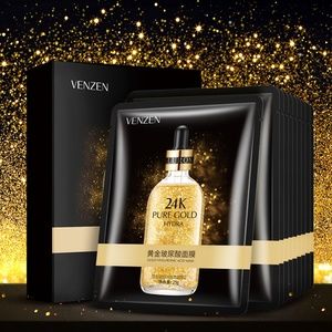 3 pack 24K GOLD Active Face Mask Anti-Aging Luxury